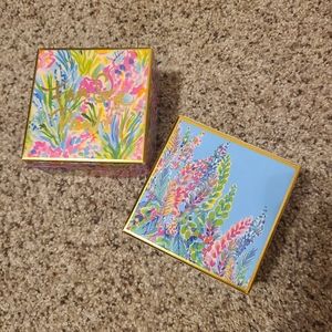 Set of 2 Lilly Pulitzer Lacquer Boxes